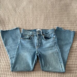 Zara Light Blue Flare Jeans